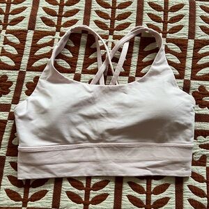 Lululemon Athletica sports bra in light pink